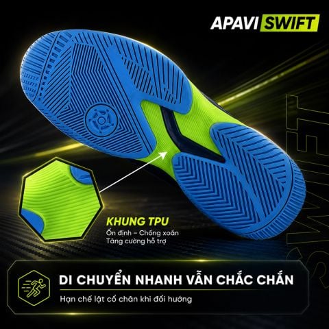 Giày Pickleball APAVI SWIFT – Nhẹ, Bám Sân