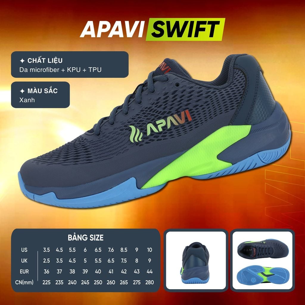 Giày Pickleball Apavi Swift