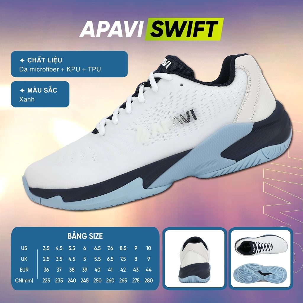 Giày Pickleball Apavi Swift