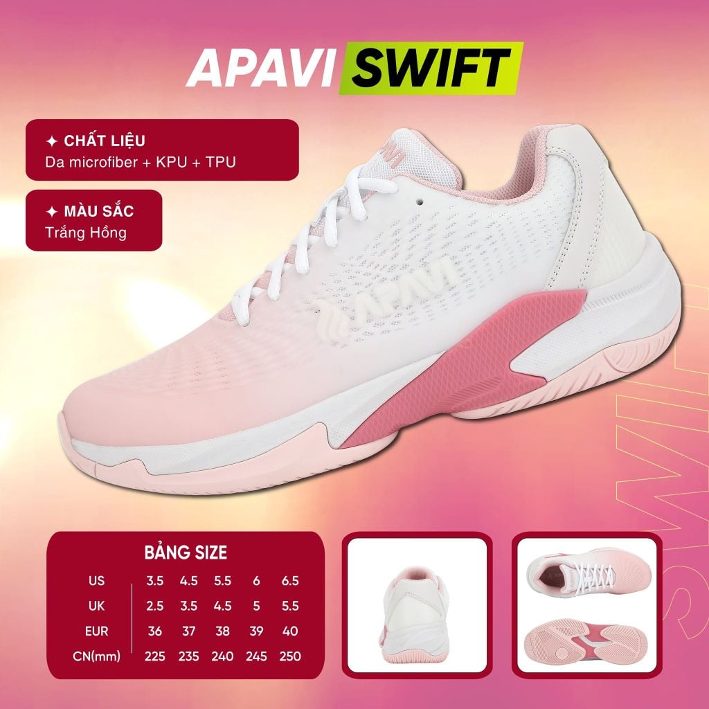 Giày Pickleball Apavi Swift
