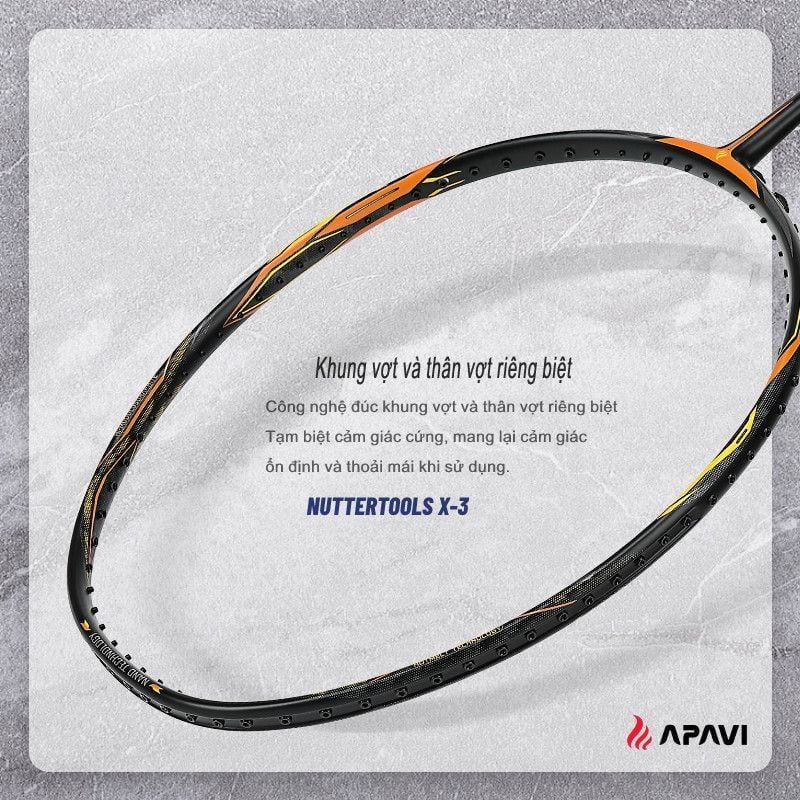 Vợt tập lực cổ tay Apavi Nuttertools X3