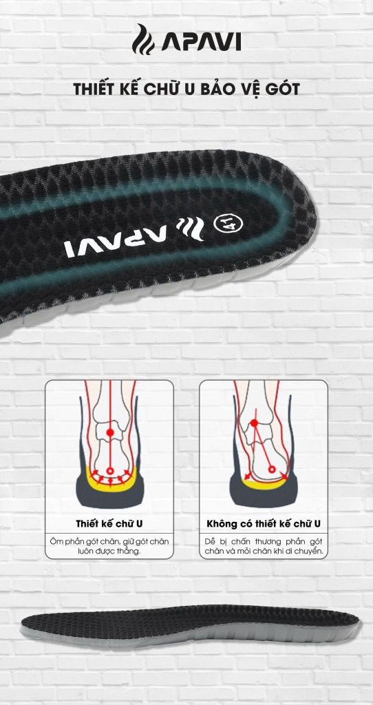 Lót giày thể thao Apavi AI-S01