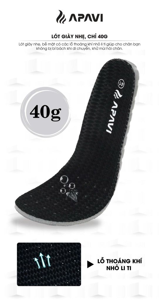 Lót giày thể thao Apavi AI-S01