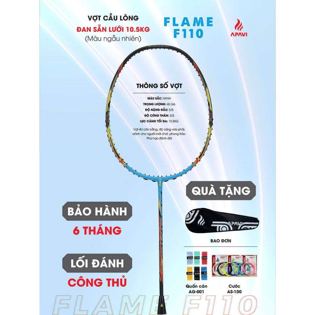 Vợt cầu lông Apavi Flame F110
