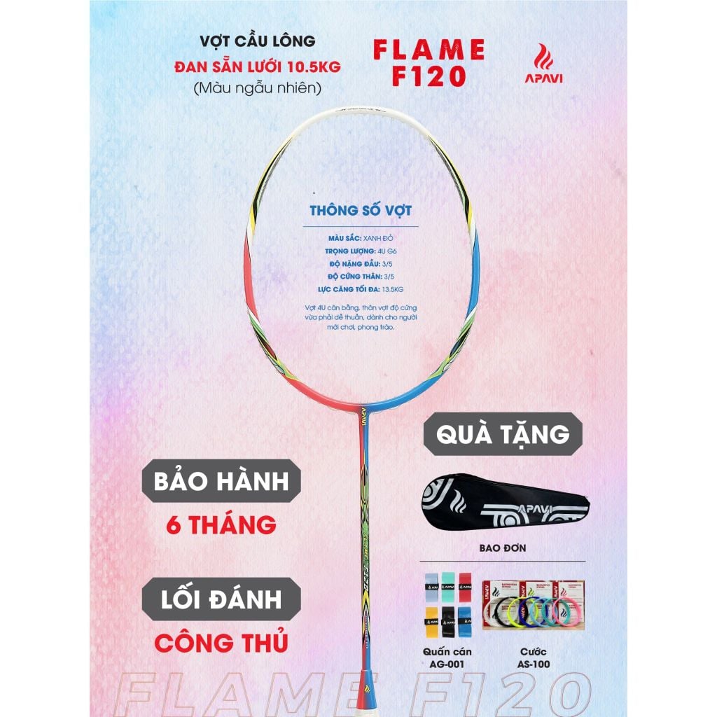 Vợt cầu lông Apavi Flame F120