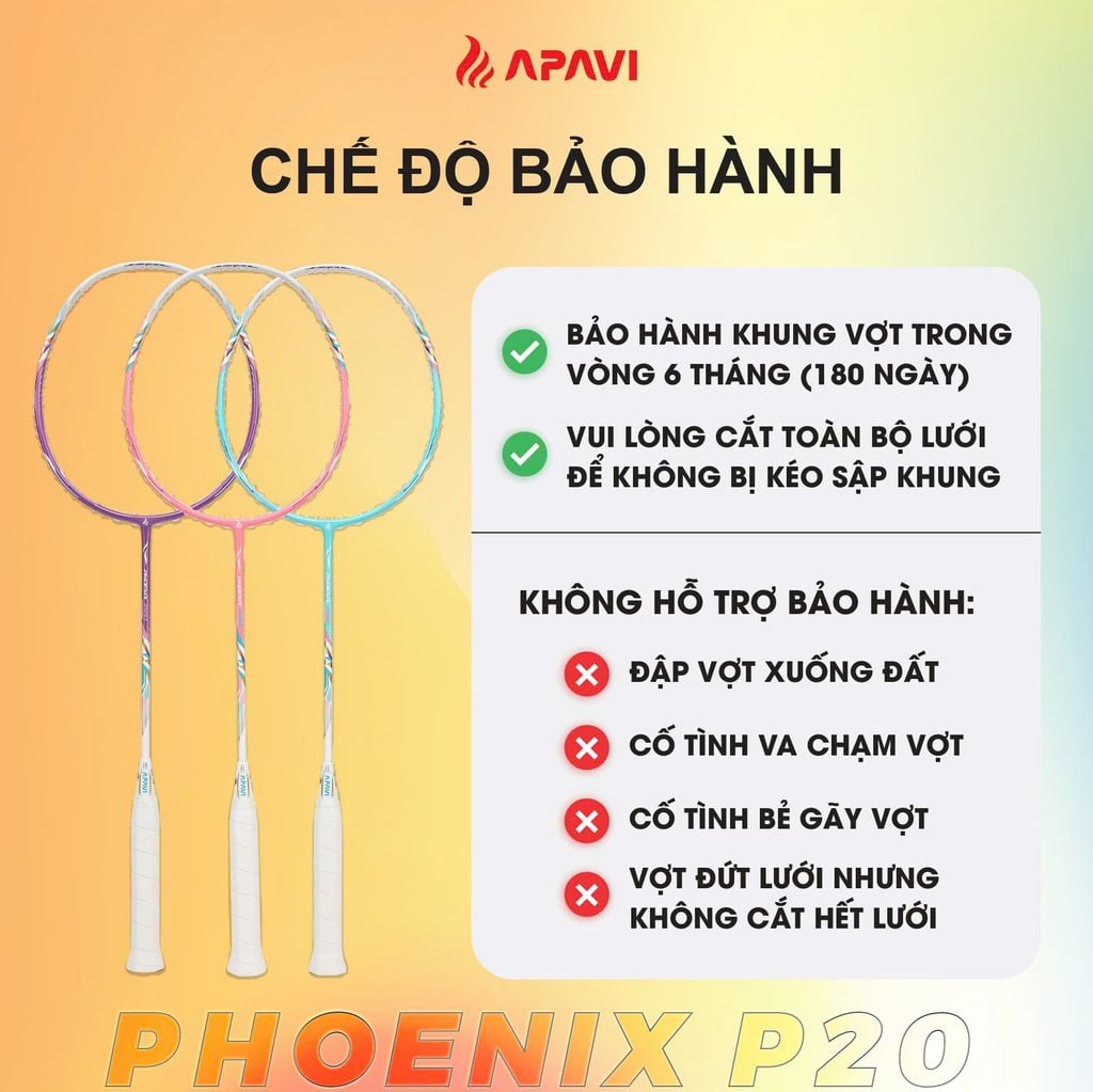 Vợt cầu lông Apavi Phoenix P20