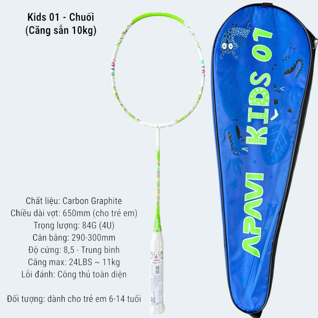 Vợt cầu lông trẻ em Apavi Kids 01