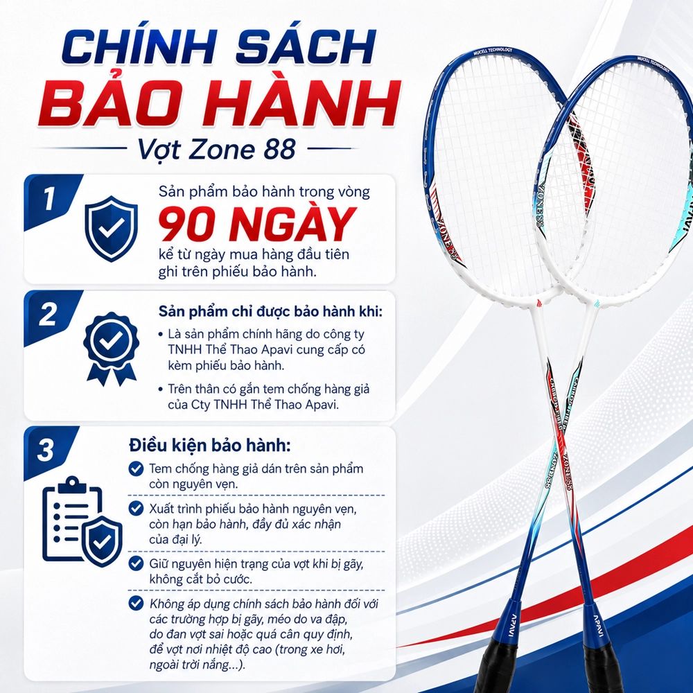 Vợt Tập Điểm Ngọt APAVI Zone 88