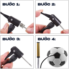 Kim bơm bóng thể thao bằng thép không gỉ - Steel Air Bump Needle