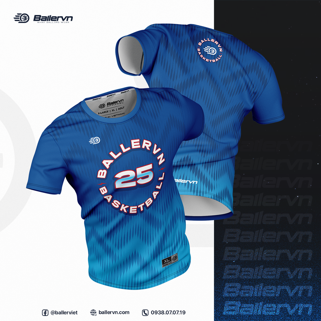 Mẫu Thiết kế Đồng phục Bóng rổ đội - HT072501