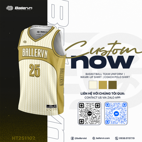 Mẫu Thiết kế Đồng phục Bóng rổ đội - HT251102