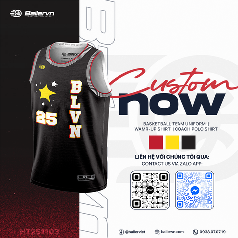 Mẫu Thiết kế Đồng phục Bóng rổ đội - HT251103