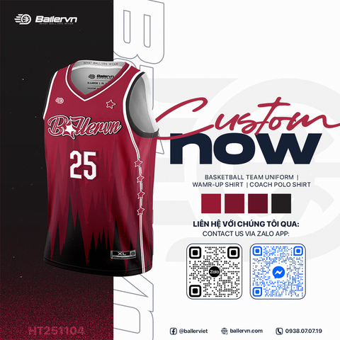 Mẫu Thiết kế Đồng phục Bóng rổ đội - HT251104