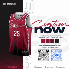 Mẫu Thiết kế Đồng phục Bóng rổ đội - HT251104