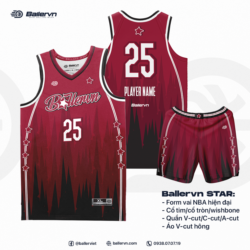 Mẫu Thiết kế Đồng phục Bóng rổ đội - HT251104