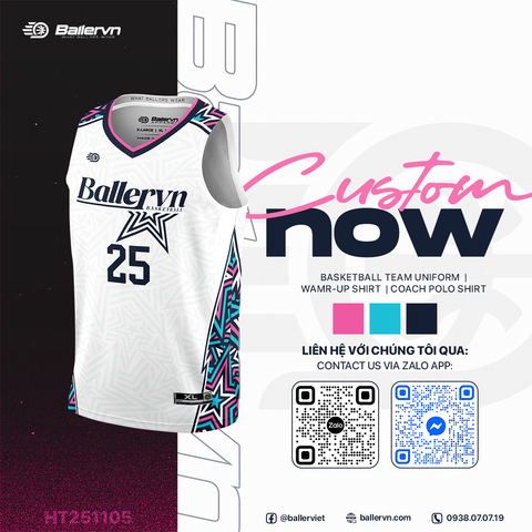 Mẫu Thiết kế Đồng phục Bóng rổ đội - HT251105