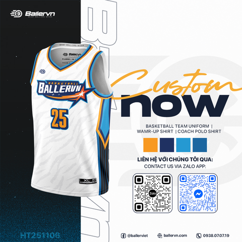 Mẫu Thiết kế Đồng phục Bóng rổ đội - HT251106
