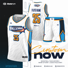 Mẫu Thiết kế Đồng phục Bóng rổ đội - HT251106