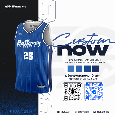 Mẫu Thiết kế Đồng phục Bóng rổ đội - HT251107
