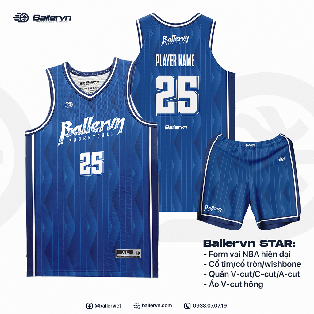 Mẫu Thiết kế Đồng phục Bóng rổ đội - HT251107