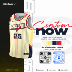 Mẫu Thiết kế Đồng phục Bóng rổ đội - HT251108