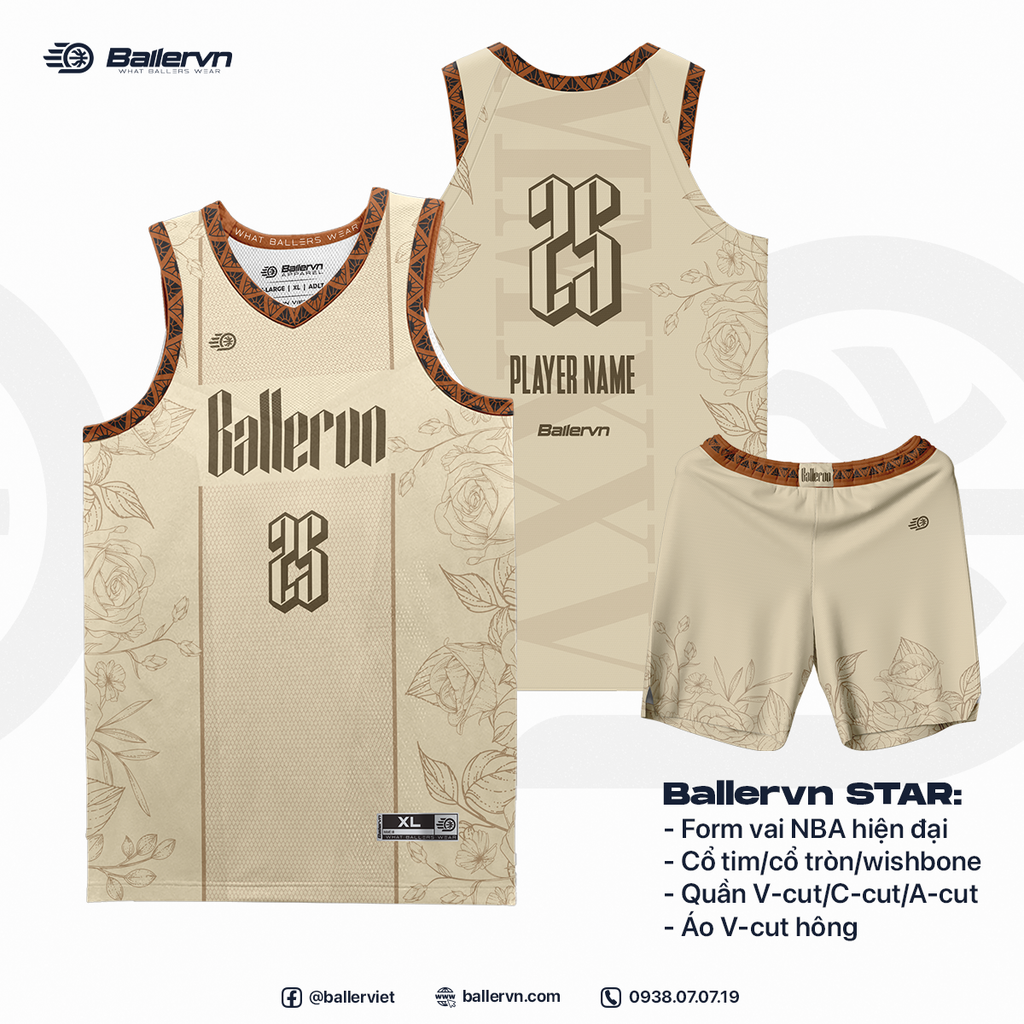 Mẫu Thiết kế Đồng phục Bóng rổ đội - HT251109