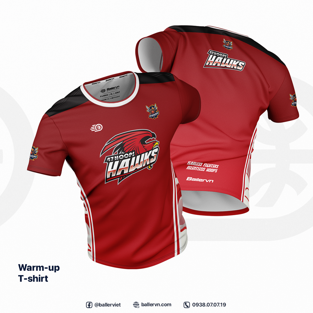 Mẫu Thiết kế Đồng phục đội 47Hoops Hawks
