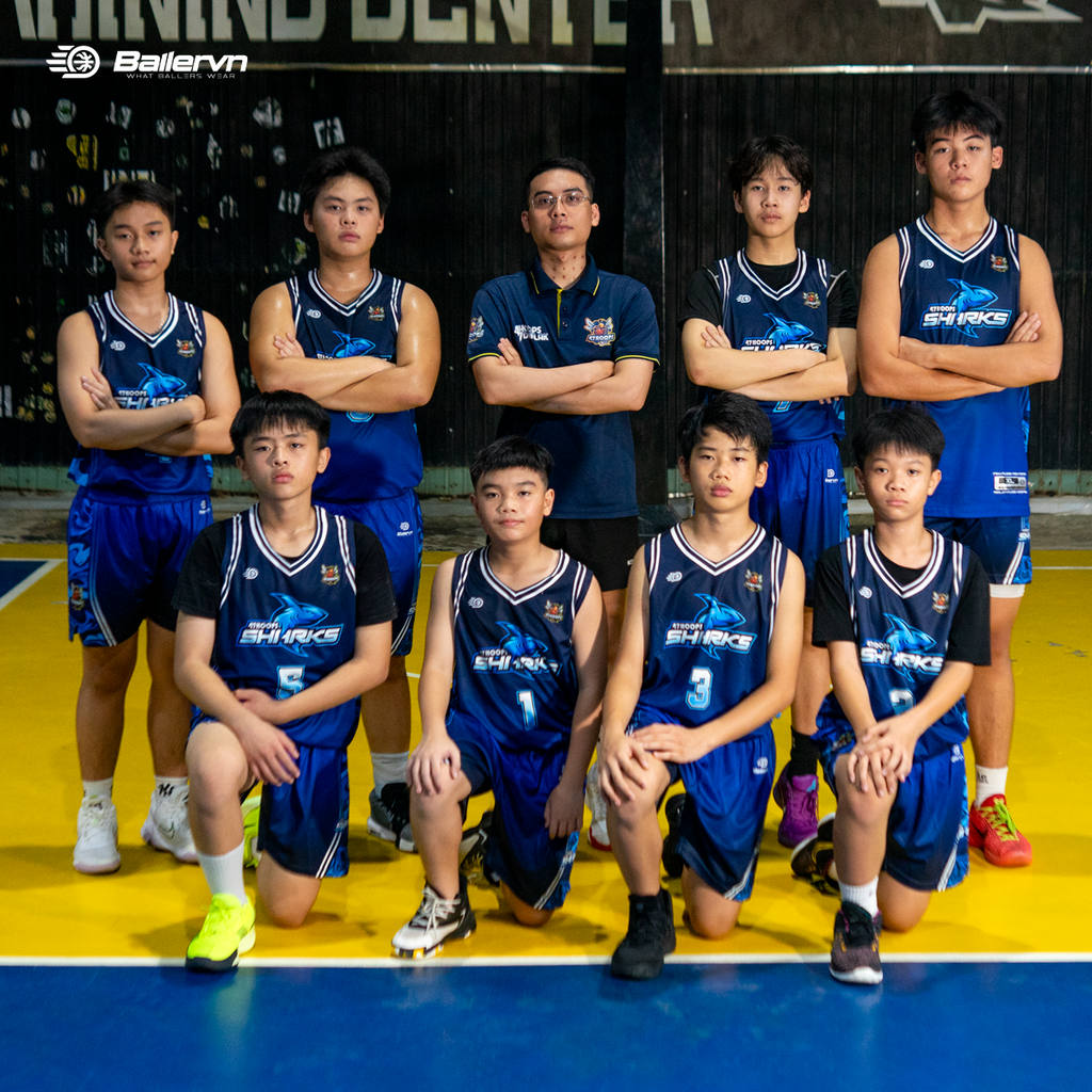 Mẫu Thiết kế Đồng phục đội 47Hoops Sharks