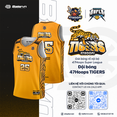 Mẫu Thiết kế Đồng phục đội 47Hoops Tigers