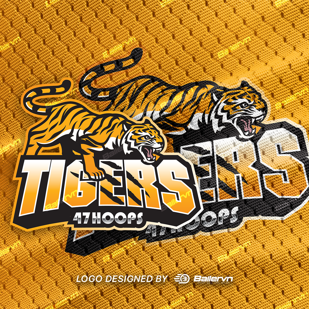 Mẫu Thiết kế Đồng phục đội 47Hoops Tigers