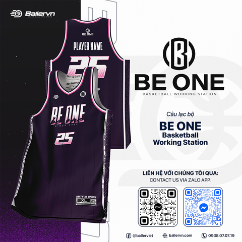 Mẫu Thiết kế Đồng phục CLB Be One Basketball - MALE TEAM