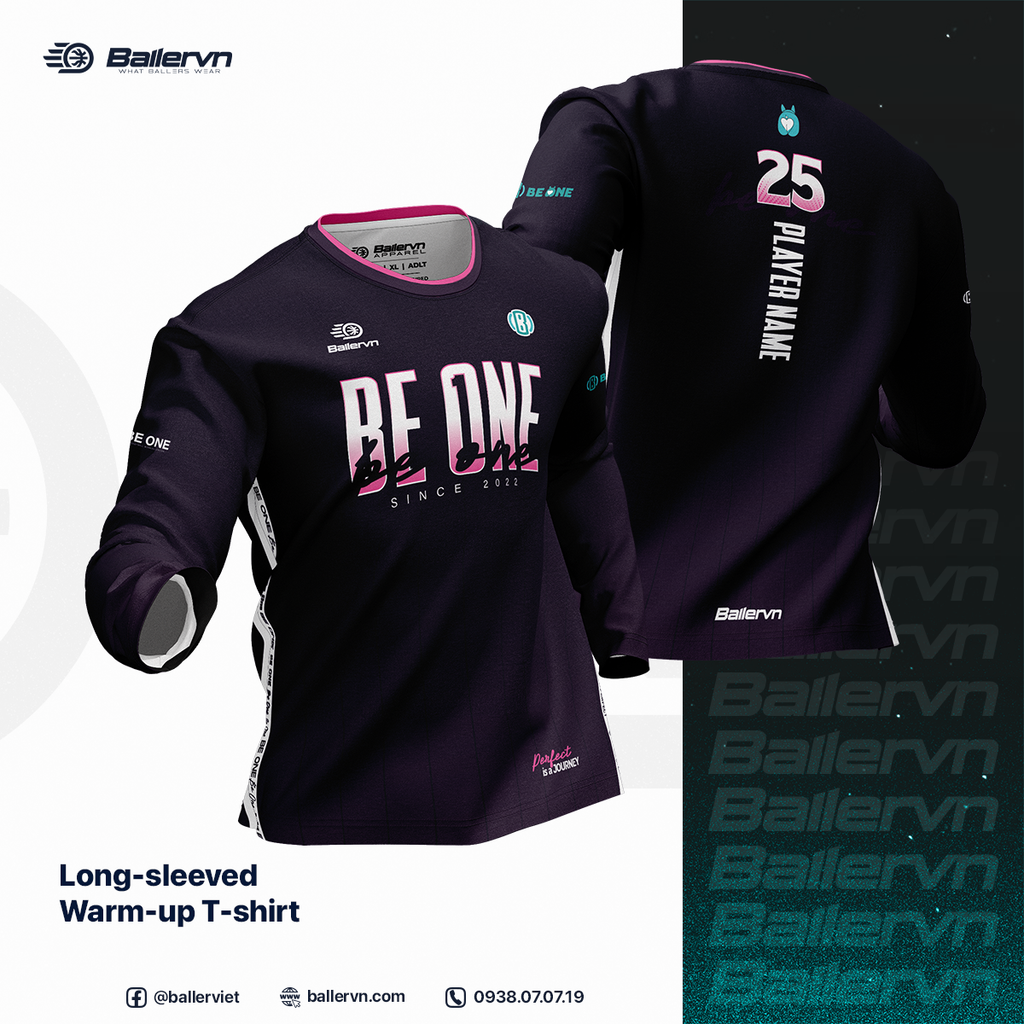 Mẫu Thiết kế Đồng phục CLB Be One Basketball - FEMALE TEAM