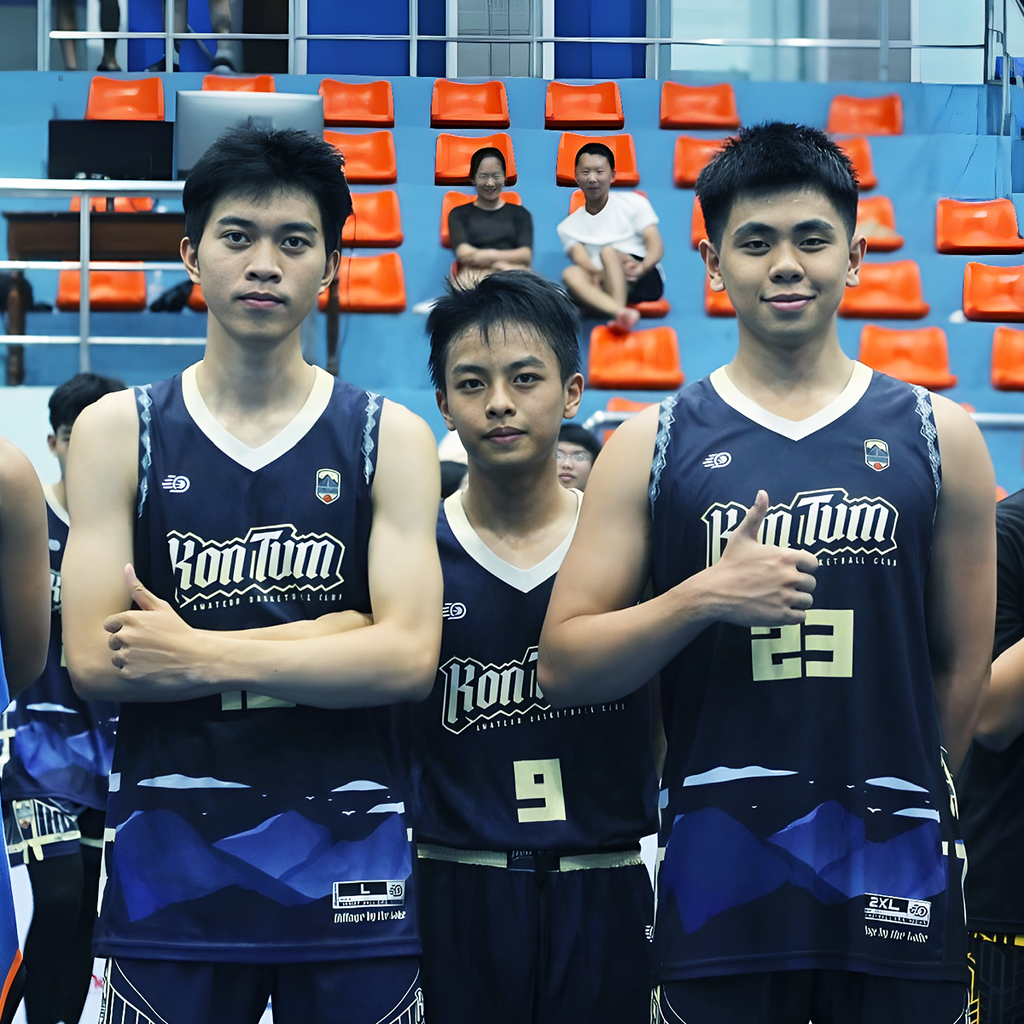 Mẫu Thiết kế Đồng phục CLB Hội Bóng rổ Không chuyên Kon Tum