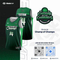 Mẫu Thiết kế Đồng phục CLB Champ of Champs