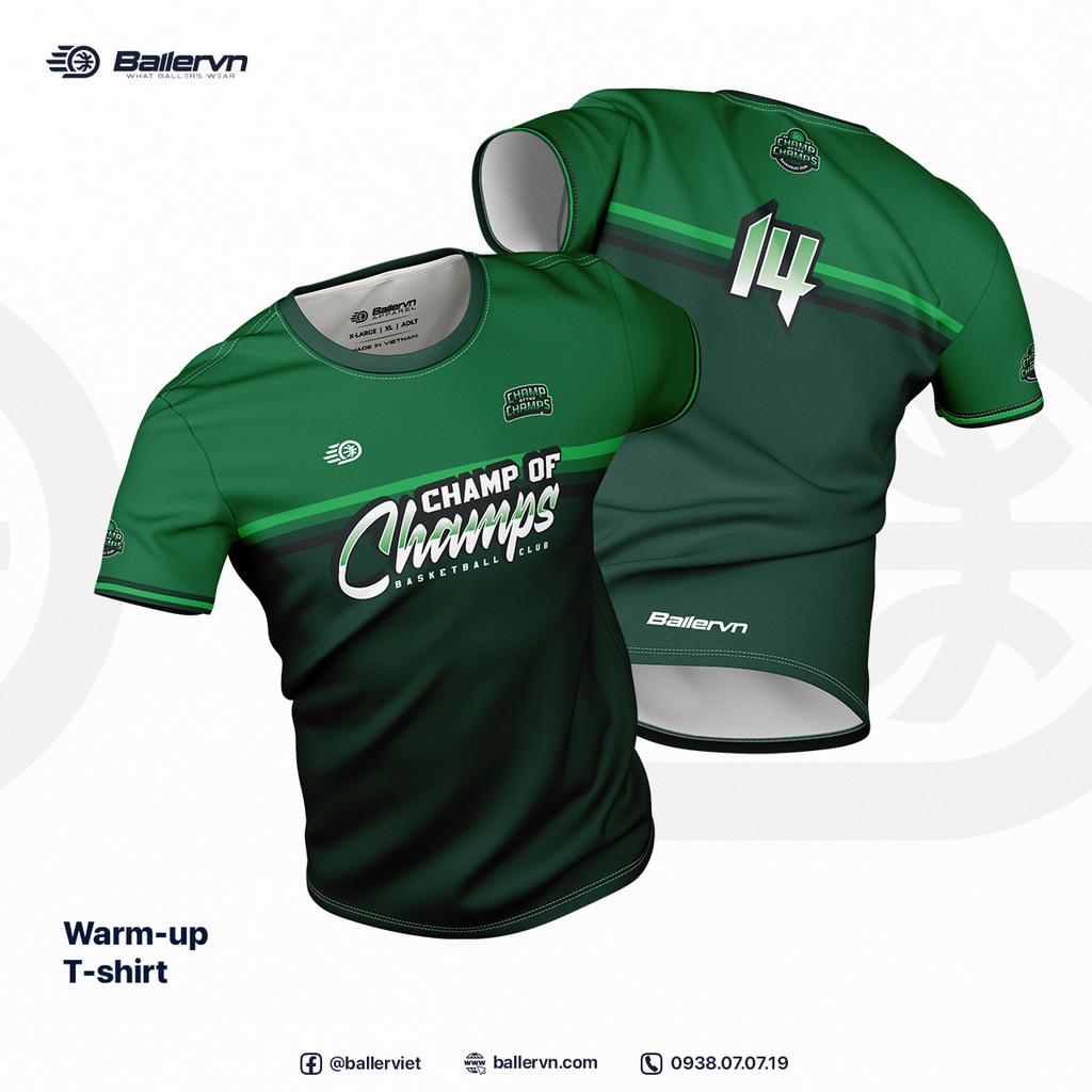 Mẫu Thiết kế Đồng phục CLB Champ of Champs