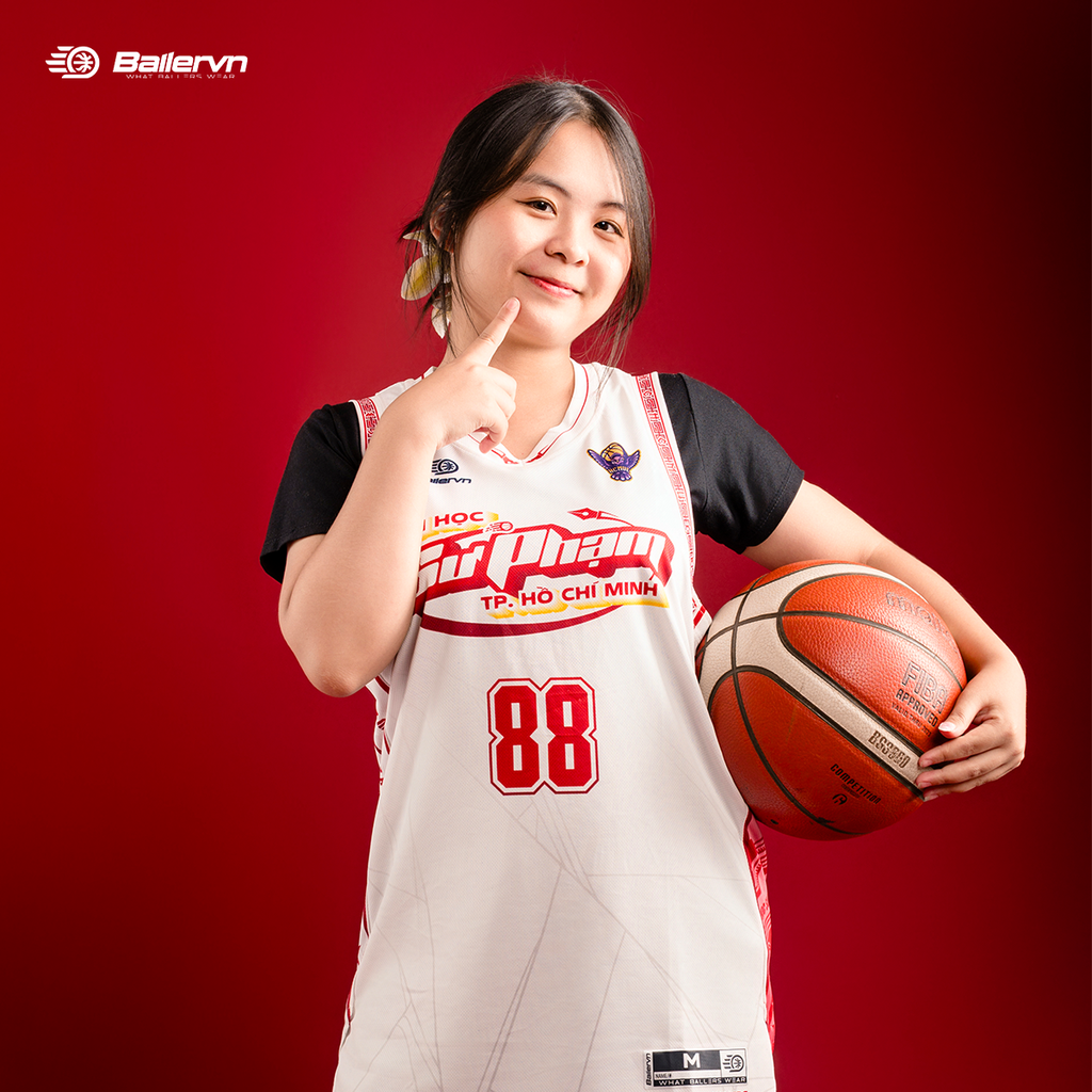 Mẫu Thiết kế Đồng phục CLB Bóng rổ ĐH Sư Phạm TP.HCM 2025 (AWAY)