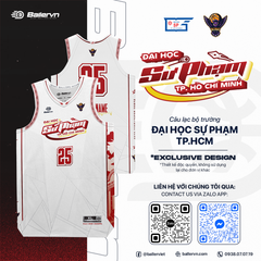 Mẫu Thiết kế Đồng phục CLB Bóng rổ ĐH Sư Phạm TP.HCM 2025 (AWAY)
