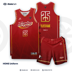 Mẫu Thiết kế Đồng phục CLB Bóng rổ ĐH Sư Phạm TP.HCM 2025 (HOME)