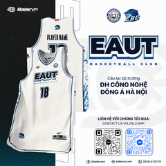 Mẫu Thiết kế Đồng phục CLB Bóng rổ ĐH Công Nghệ Đông Á Hà Nội 2025