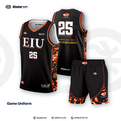 Mẫu Thiết kế Đồng phục CLB Bóng rổ ĐH Quốc Tế Miền Đông Bình Dương 2025
