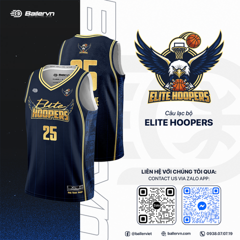 Mẫu Thiết kế Đồng phục CLB Elite Hoopers Thủ Dầu Một