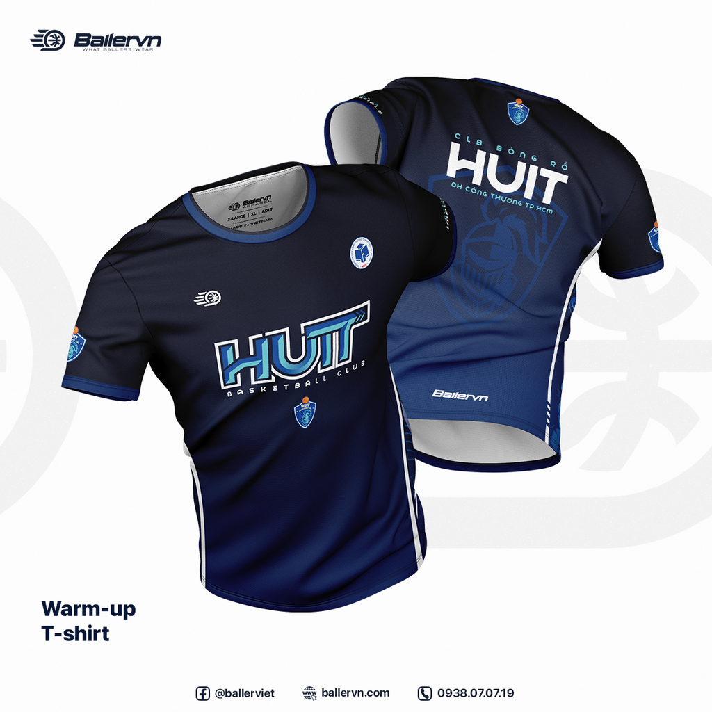 Mẫu Thiết kế Đồng phục CLB Bóng rổ ĐH Công Thương TP.HCM 2025