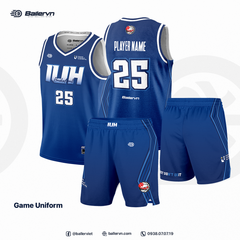 Mẫu Thiết kế Đồng phục CLB Bóng rổ ĐH Công Nghiệp TP.HCM 2025 - Đội Nam