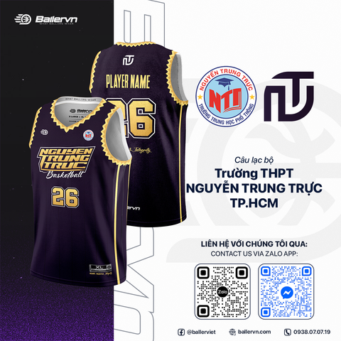 Mẫu Thiết kế Đồng phục CLB Trường THPT Nguyễn Trung Trực TP.HCM