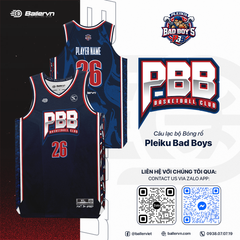 Mẫu Thiết kế Đồng phục CLB Bóng rổ Pleiku Bad Boys