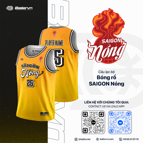 Mẫu Thiết kế Đồng phục CLB SAIGON Nóng