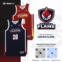 Mẫu Thiết kế Đồng phục CLB United Flame