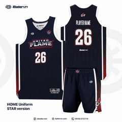 Mẫu Thiết kế Đồng phục CLB United Flame