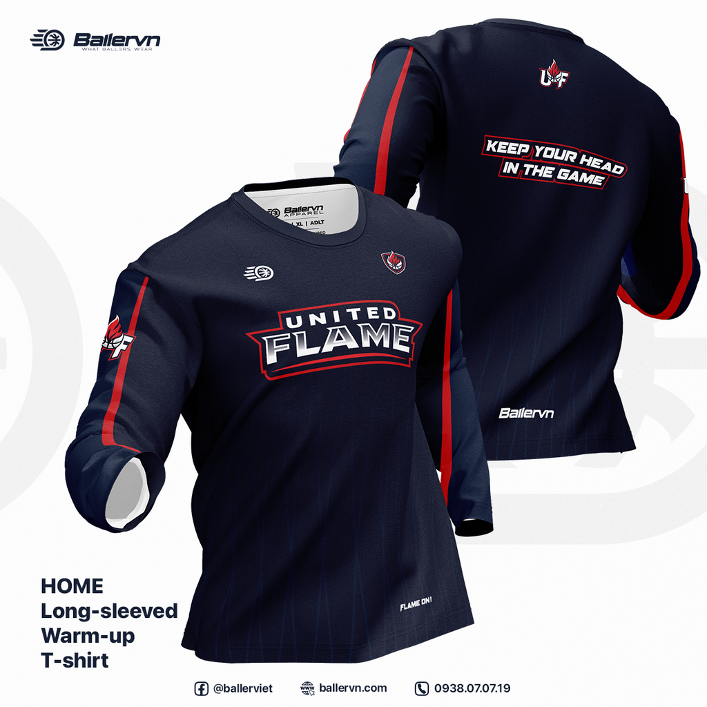 Mẫu Thiết kế Đồng phục CLB United Flame