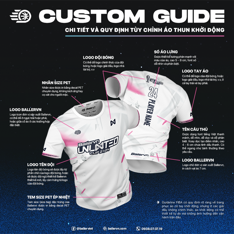 Mẫu Thiết kế Đồng phục Bóng rổ đội - HT251108